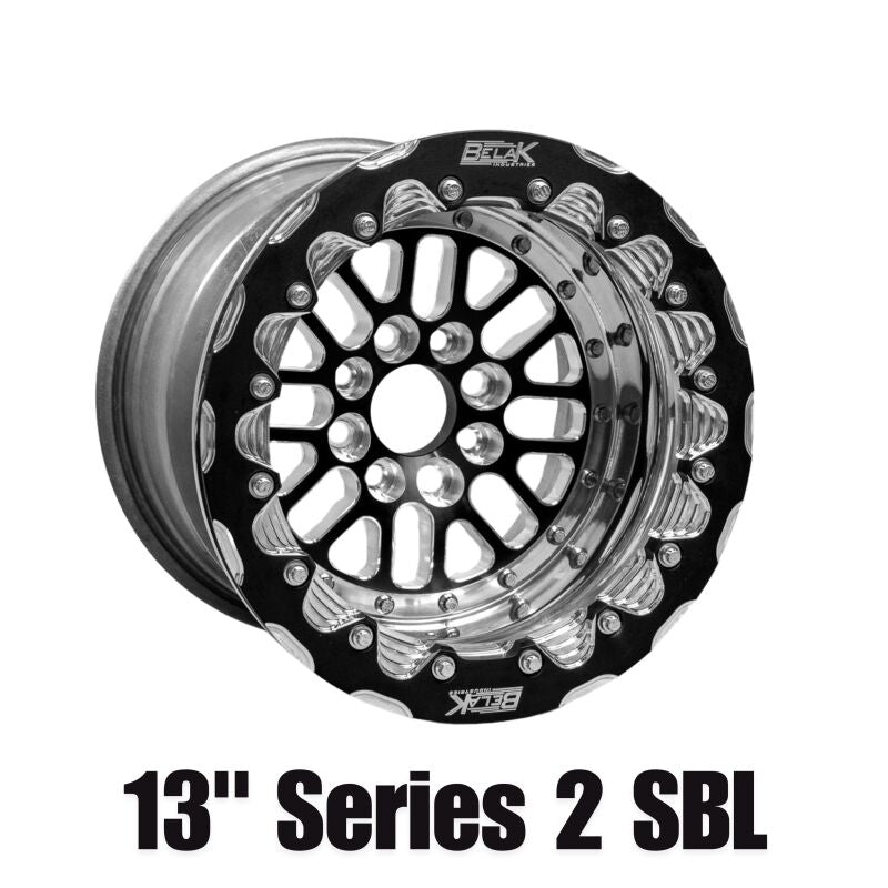 Belak 13x9 / 5in BS / 4x100 BP / High Pad / Series 2 Wheel - Single Beadlock - DTX Performance