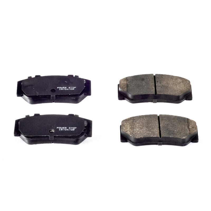 Power Stop 85-87 Volvo 740 Front Z16 Evo Ceramic Brake Pad - DTX Performance