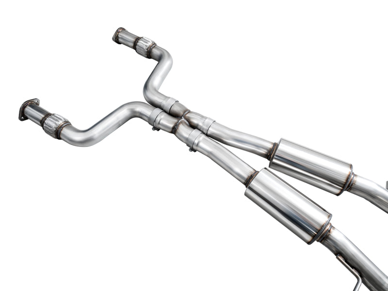 AWE 2023 Nissan Z RZ34 RWD Touring Edition Catback Exhaust System w/ Chrome Silver Tips - DTX Performance