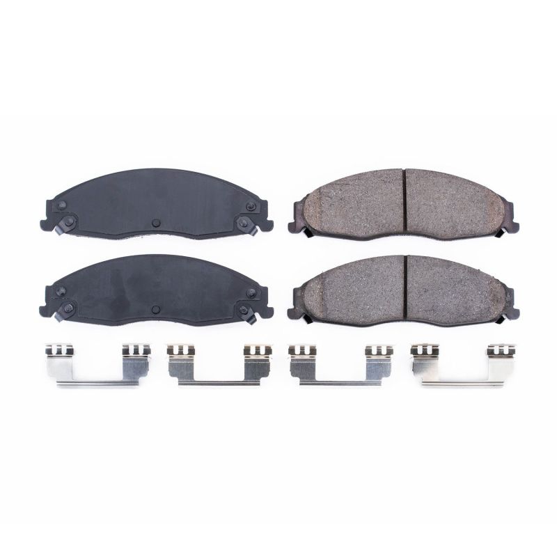 Power Stop 03-07 Cadillac CTS Front Z17 Evolution Ceramic Brake Pads w/Hardware - DTX Performance