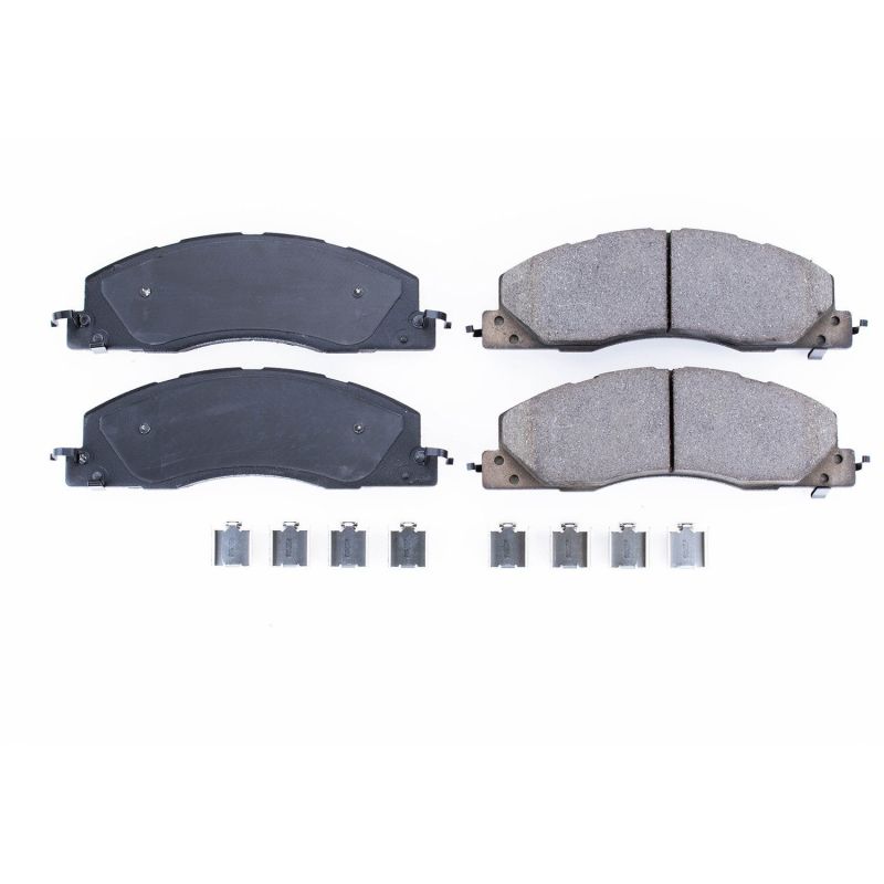 Power Stop 09-10 Dodge Ram 2500 Front Z17 Evolution Ceramic Brake Pads w/Hardware - DTX Performance