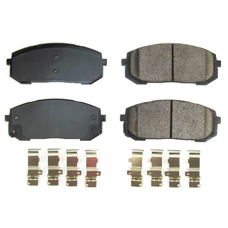 Power Stop 20-21 Hyundai Sonata Front Z17 Evo Ceramic Brake Pads w/Hardware - DTX Performance