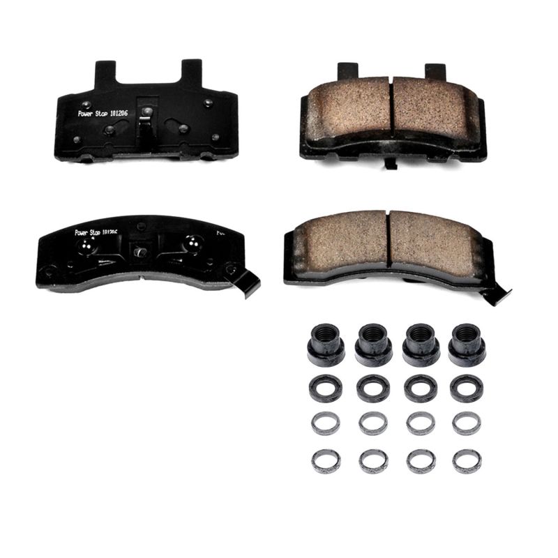 Power Stop 94-99 Chevrolet C1500 Suburban Front Z17 Evolution Ceramic Brake Pads w/Hardware - DTX Performance