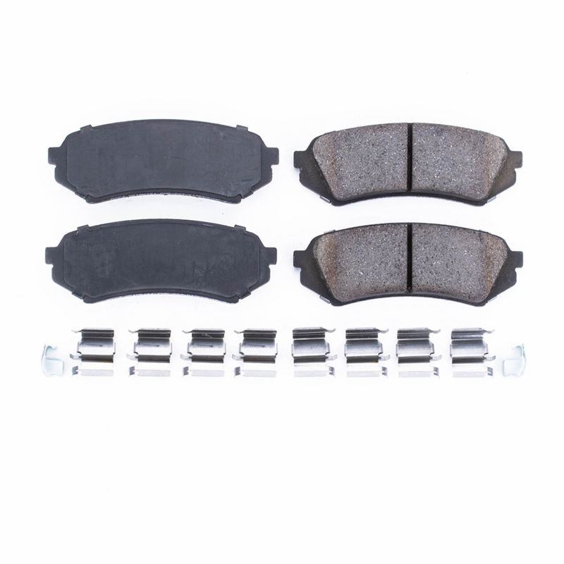 Power Stop 98-07 Lexus LX470 Rear Z17 Evolution Ceramic Brake Pads w/Hardware - DTX Performance