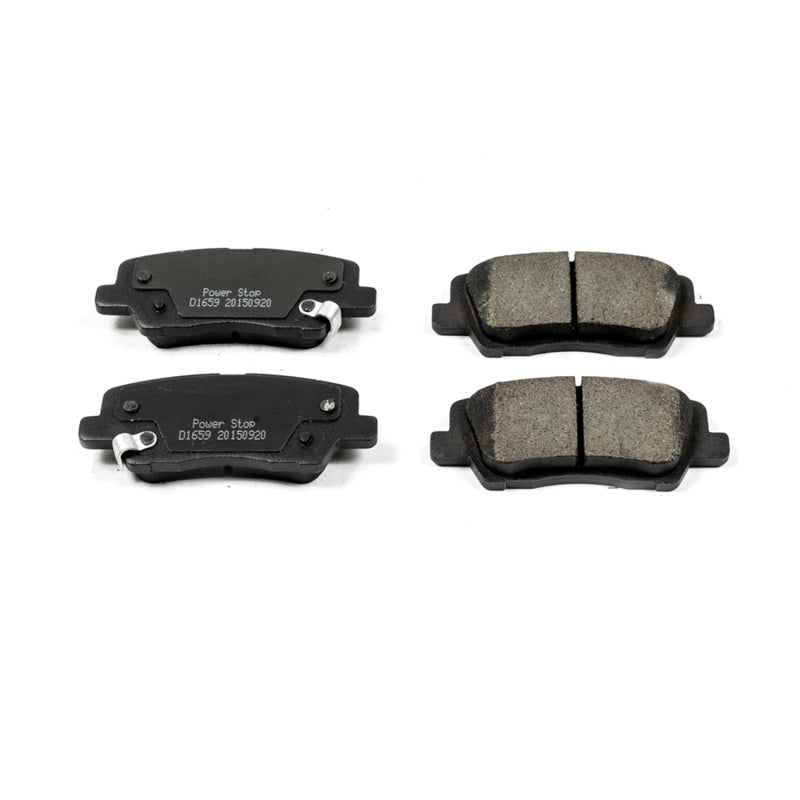 Power Stop 13-18 Cadillac ATS Rear Z16 Evolution Ceramic Brake Pads - DTX Performance