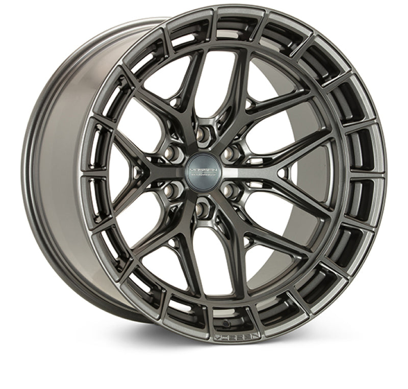 Vossen HFX-1 22x10 / 8x165.1 / ET-18 / Super Deep / 125.1 CB - Matte Gunmetal Wheel - DTX Performance