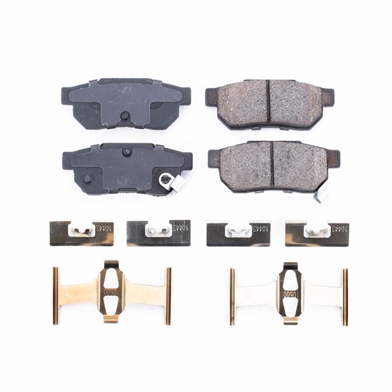 Power Stop 86-01 Acura Integra Rear Z17 Evolution Ceramic Brake Pads w/Hardware - DTX Performance