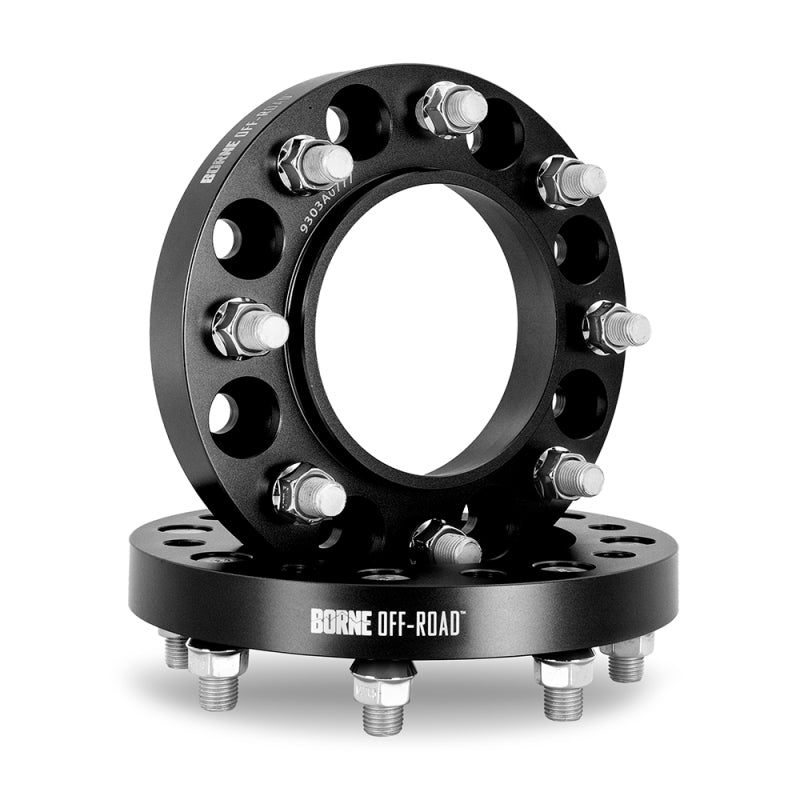 Mishimoto Borne Off-Road Wheel Spacers 8x165.1 116.7 32 M14 Black - DTX Performance