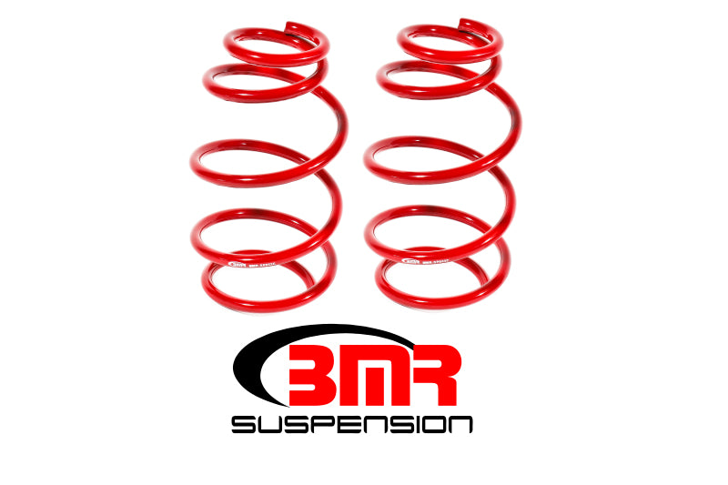 BMR 10-15 5th Gen Camaro V6 Front Lowering Springs - Red - DTX Performance