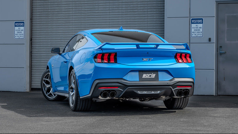 Borla 2024 Ford Mustang GT 5.0L V8 w/ Active Exhaust ATAK Cat-Back Exhaust System - Carbon Fiber - DTX Performance