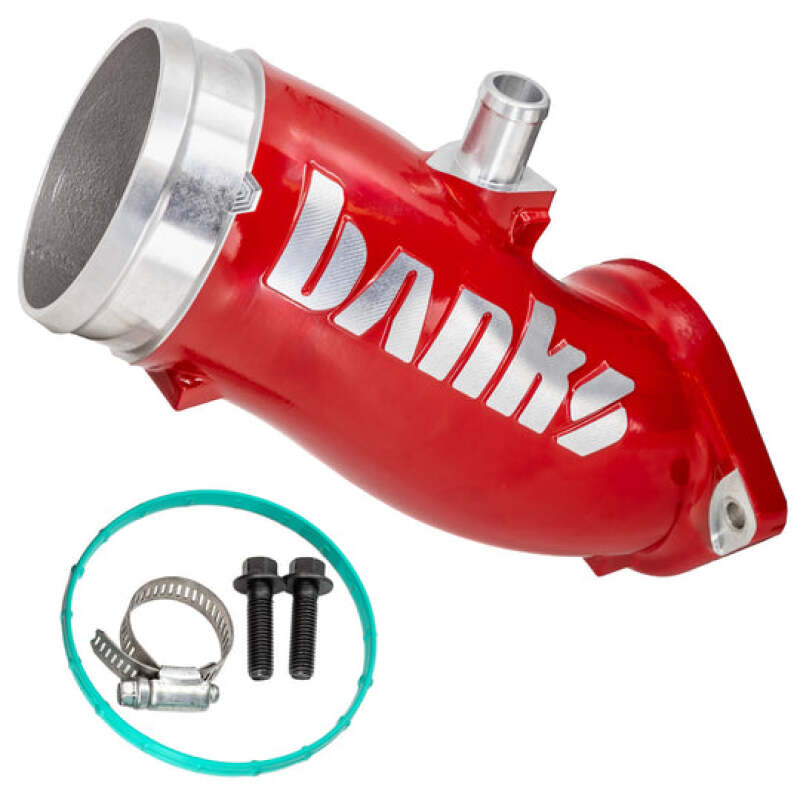 Banks Power 17-24 Chevrolet/GMC 2500/3500 6.6L Duramax L5P Monster-Ram Turbo Inlet Elbow - Red - DTX Performance