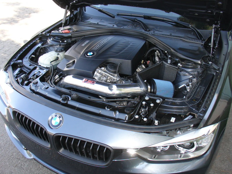 Injen 12-13 BMW 335i (N55) 3.0L L6 (turbo) AUTO TRANS ONLY Wrinkle Black Short Ram Intake w/ MR Tech - DTX Performance