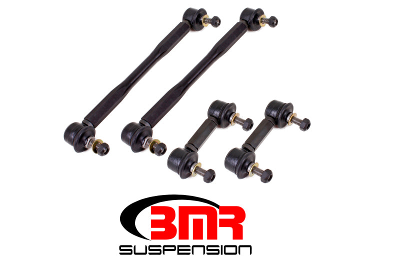 BMR 14-17 Chevy SS Front and Rear Sway Bar End Link Kit - Black - DTX Performance