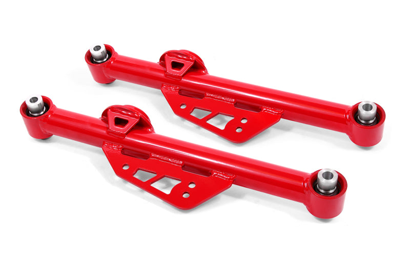 BMR 99-04 Mustang Non-Adj. Lower Control Arms w/ Spherical Bearings - Red - DTX Performance