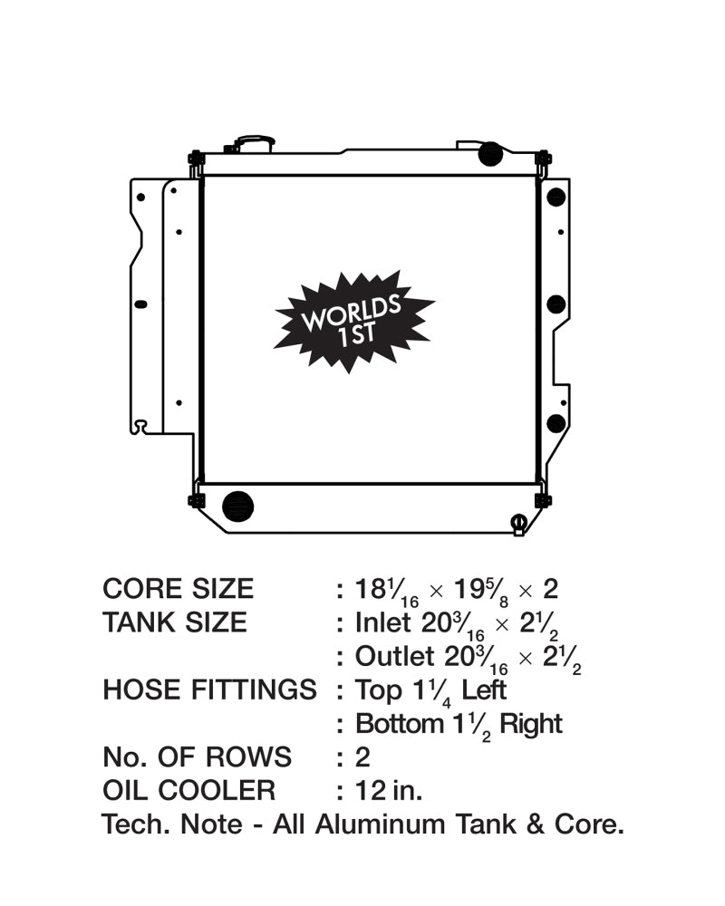 CSF 05-06 Jeep Wrangler Radiator - DTX Performance