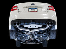 Load image into Gallery viewer, AWE Tuning Subaru WRX/STI VA/GV Sedan Track Edition Exhaust - Chrome Silver Tips (102mm) - DTX Performance