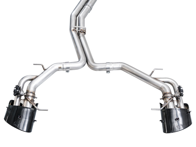 AWE Tuning 21-23 Audi C8 RS6/RS7 SwitchPath Cat-back Exhaust - Diamond Black Tips - DTX Performance