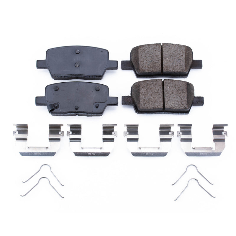 Power Stop 18-19 Buick Enclave Rear Z17 Evolution Ceramic Brake Pads w/Hardware - DTX Performance