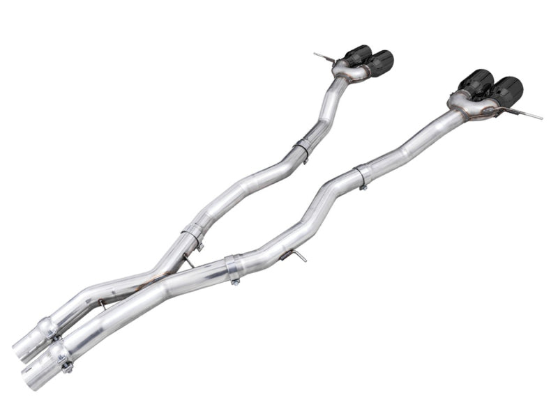 AWE Track Edition Catback Exhaust for BMW G8X M3/M4 - Diamond Black Tips - DTX Performance