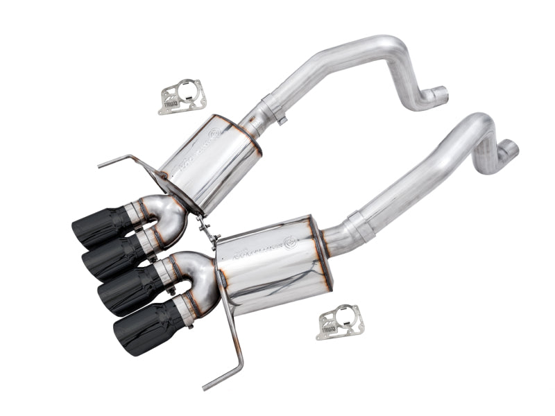 AWE Tuning 14-19 Chevy Corvette C7 Z06/ZR1 Touring Edition Axle-Back Exhaust w/Black Tips - DTX Performance