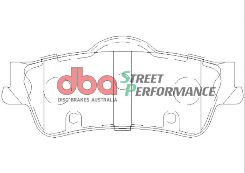 DBA 08-09 Pontiac G8 3.6 Base/6.0 SP500 Rear Brake Pads - DTX Performance