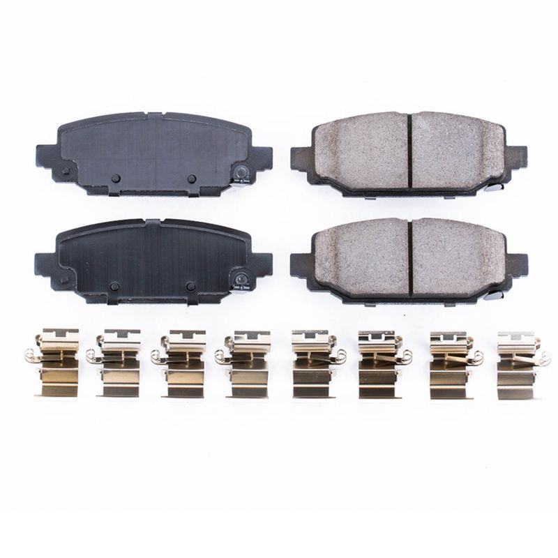 Power Stop 18-19 Jeep Wrangler Rear Z17 Evolution Ceramic Brake Pads w/Hardware - DTX Performance