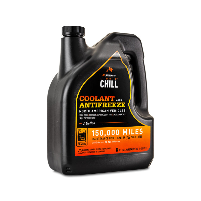 Mishimoto Liquid Chill EG Coolant, North American Vehicles, Orange - DTX Performance