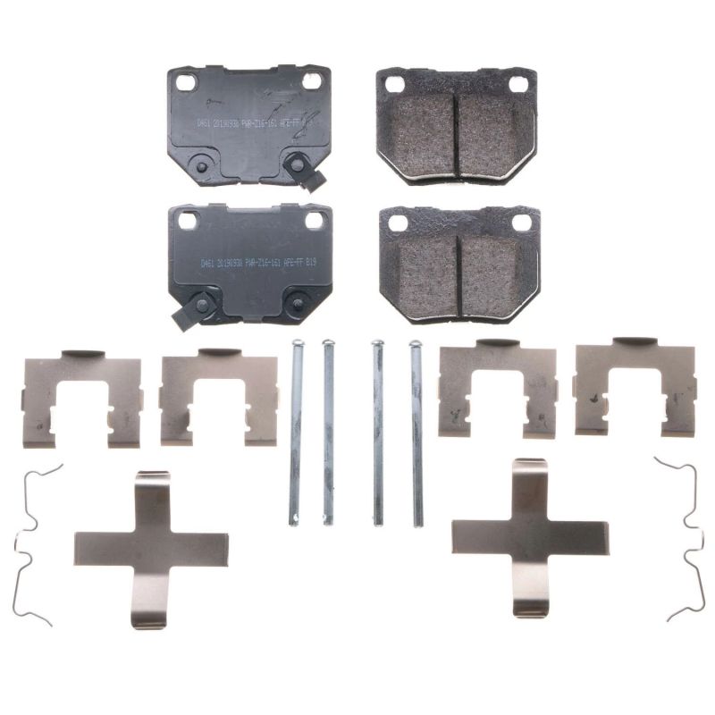 Power Stop 90-96 Nissan 300ZX Rear Z17 Evolution Ceramic Brake Pads w/Hardware - DTX Performance