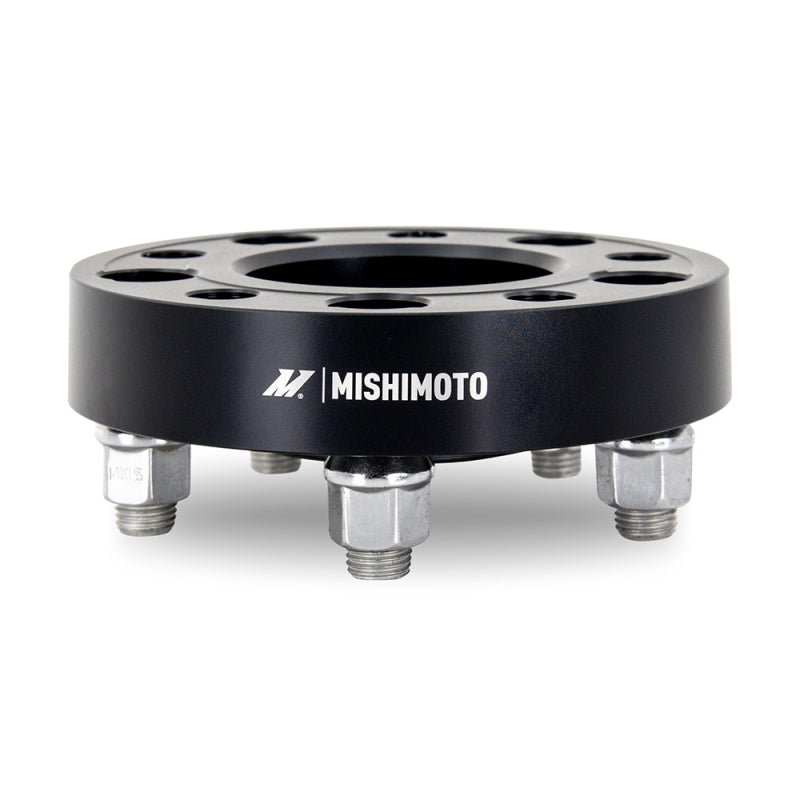 Mishimoto Mishimoto Wheel Spacers 5x114.3 64.1 CB M14x1.5 25mm BK - DTX Performance