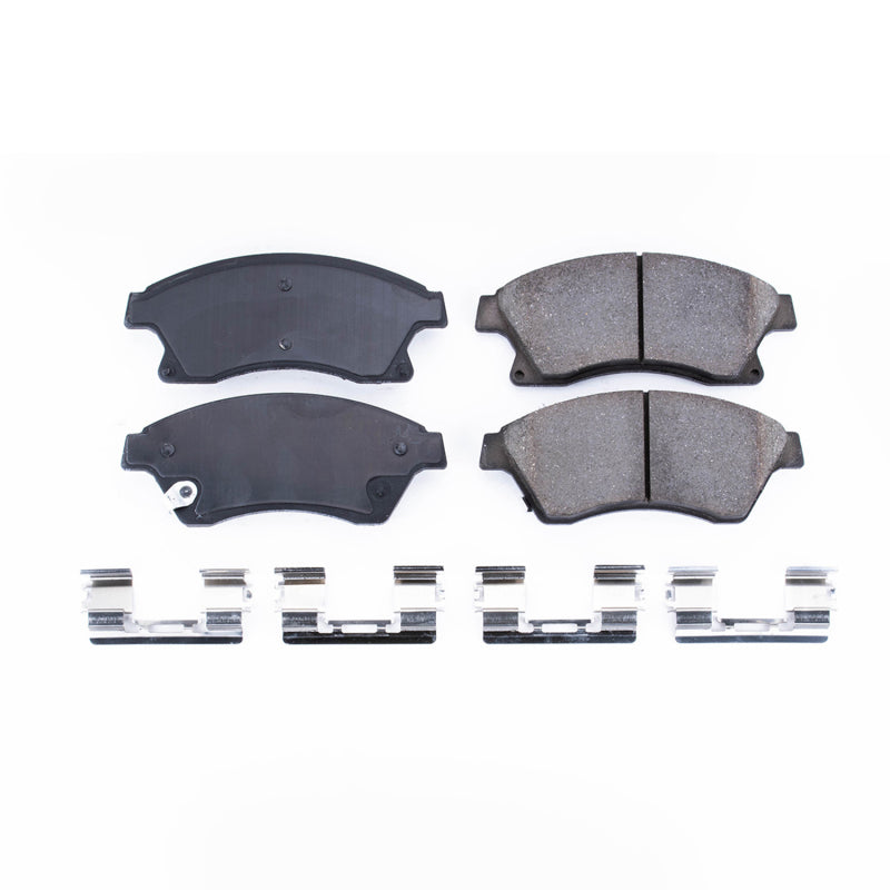 Power Stop 11-15 Chevrolet Cruze Front Z17 Evolution Ceramic Brake Pads w/Hardware - DTX Performance