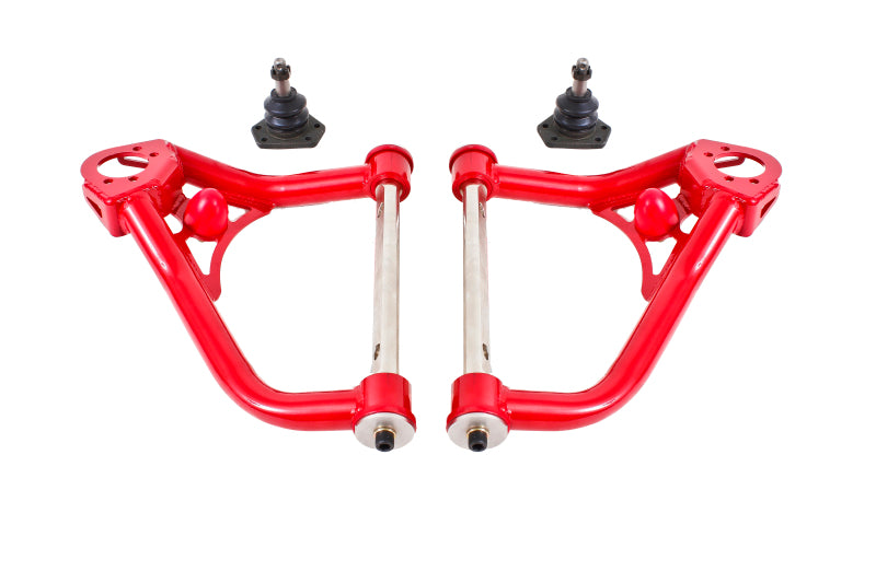 BMR 67-69 1st Gen F-Body Non-Adj. Upper A-Arms (Polyurethane) - Red - DTX Performance