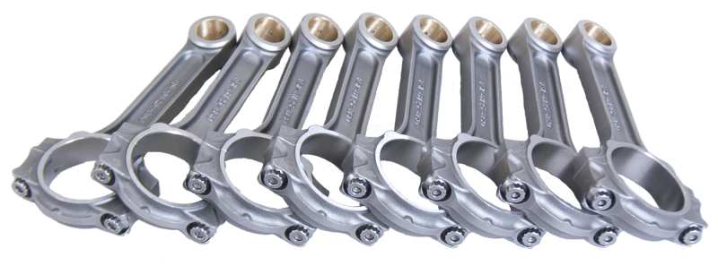 Eagle Chevrolet LS 4340 I-Beam Connecting Rod 6.125in (Set of 8) - DTX Performance