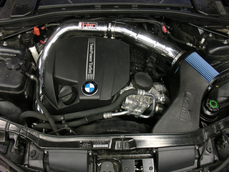 Injen 11 BMW E82 135i (N55) Turbo/E90 335i Wrinkle Black Tuned Air Intake w/ MR Tech, Air Fusion - DTX Performance