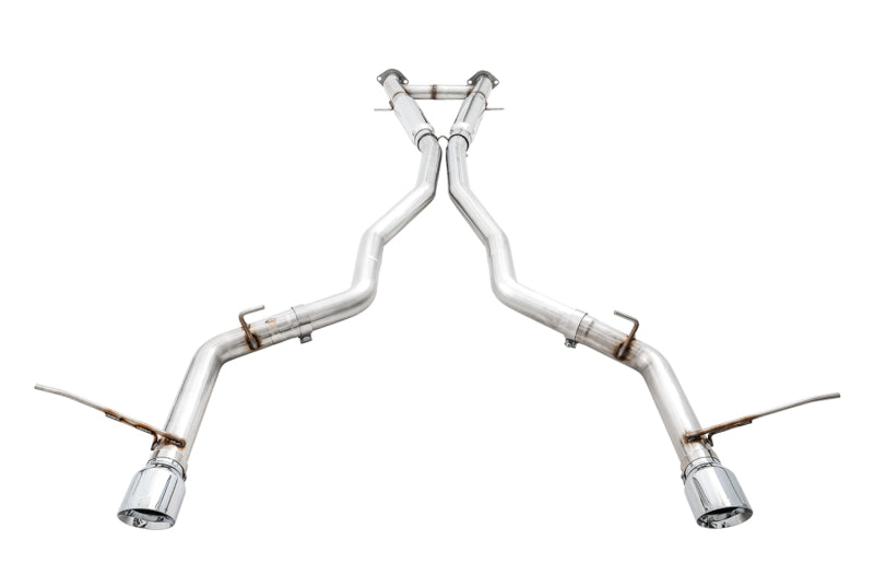 AWE Tuning 2020 Jeep Grand Cherokee SRT Track Edition Exhaust - Chrome Silver Tips - DTX Performance