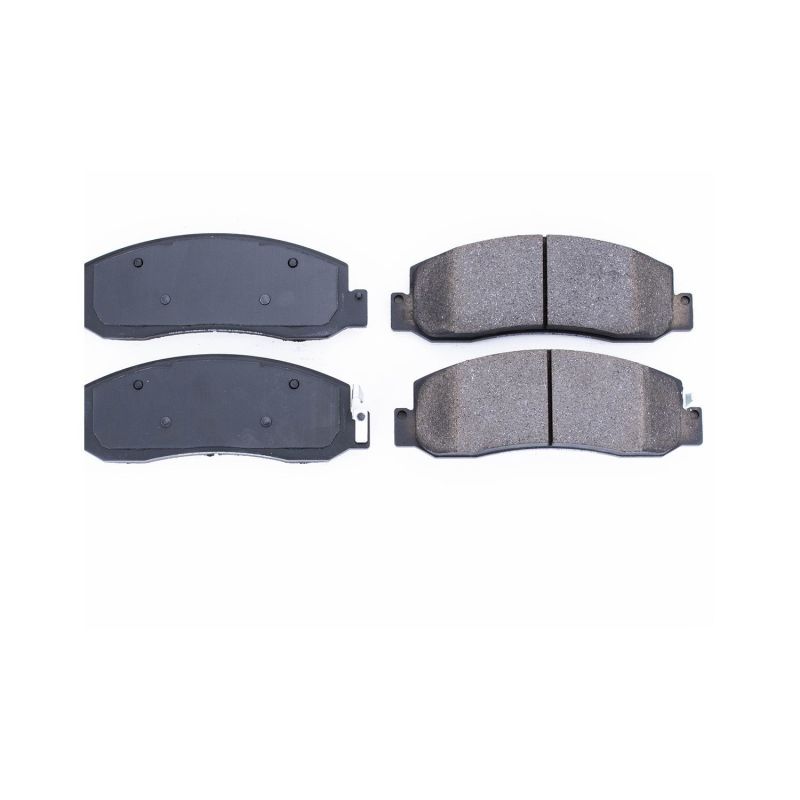 Power Stop 08-11 Ford F-250 Super Duty Front Z16 Evolution Ceramic Brake Pads - DTX Performance