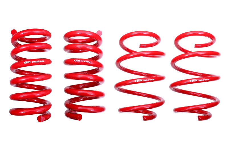 BMR 15-18 S550 Mustang Lowering Spring Kit (Set Of 4) - Red - DTX Performance