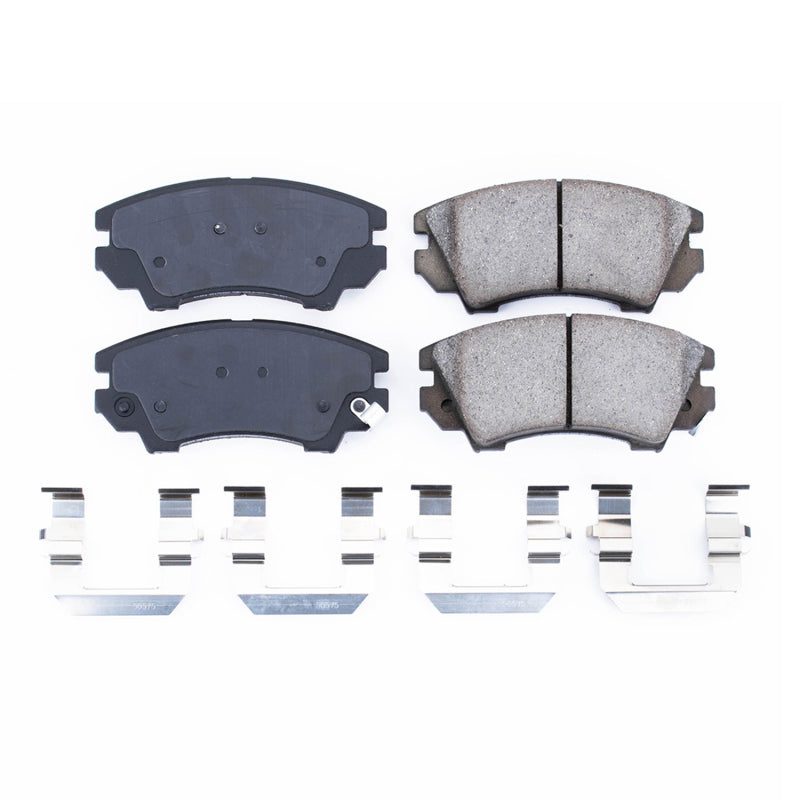 Power Stop 2017 Buick Regal Front Z17 Evolution Ceramic Brake Pads w/Hardware - DTX Performance