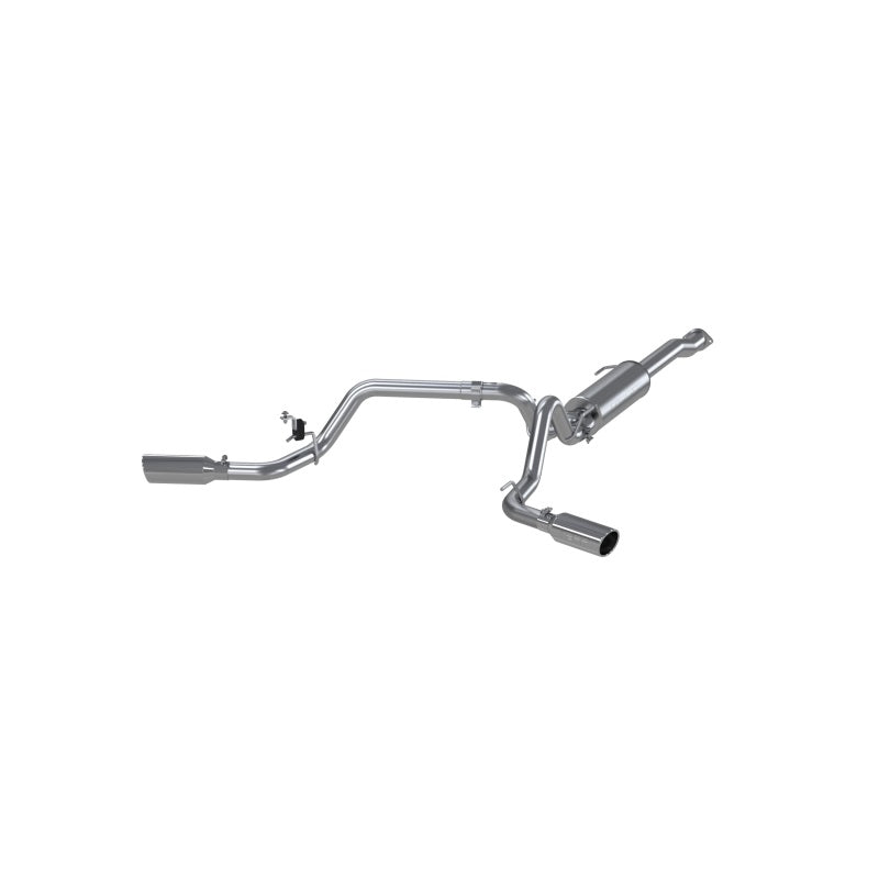 MBRP 2016 Toyota Tacoma 3.5L EC/CC Cat Back Dual Split Exit T409 Exhaust - DTX Performance