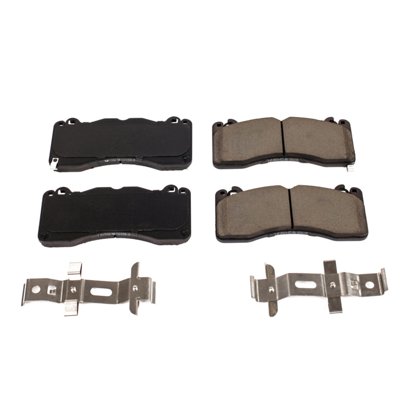 Power Stop 15-19 Ford Mustang Front Z17 Evolution Ceramic Brake Pads w/Hardware - DTX Performance