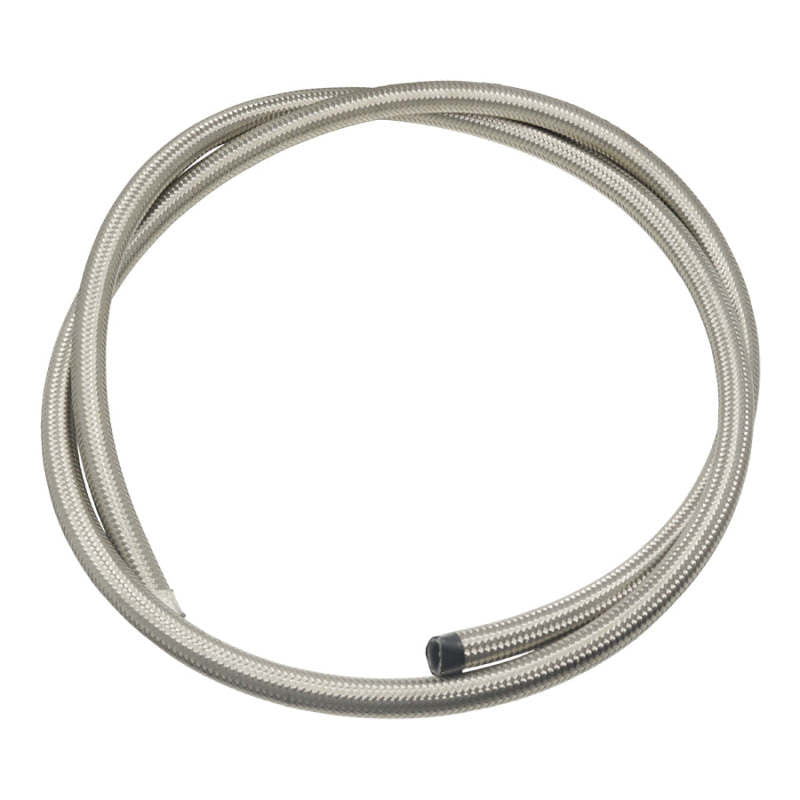 DeatschWerks 10AN Stainless Steel Double Braided PTFE Hose - 6ft - DTX Performance