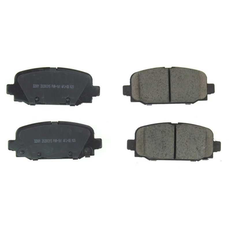 Power Stop 18-19 Jeep Compass Rear Z16 Evolution Ceramic Brake Pads - DTX Performance