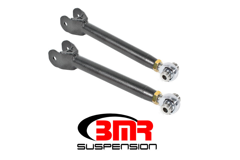 BMR 16-17 6th Gen Camaro Lower Trailing Arms w/ Single Adj. Rod Ends - Black Hammertone - DTX Performance