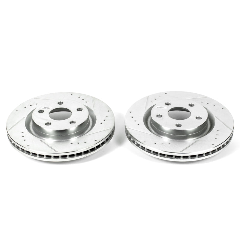 Power Stop 08-09 Pontiac G8 Front Evolution Drilled & Slotted Rotors - Pair - DTX Performance