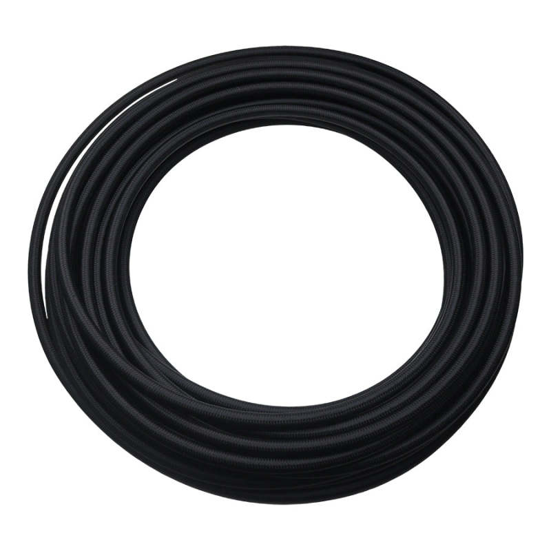 DeatschWerks 8AN Black Nylon Braided CPE Hose - 50ft - DTX Performance