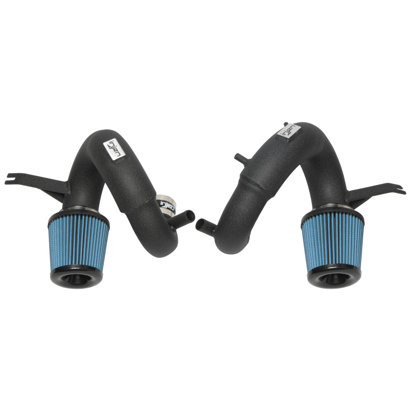 Injen 19-21 Genesis G70 V6-3.3L Twin Turbo SP Short Ram Air Intake System - Wrinkle Black - DTX Performance