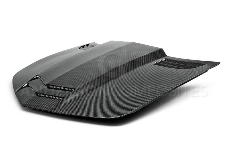 Anderson Composites 10-13 Chevy Camaro TT-Style Carbon Fiber Hood - DTX Performance