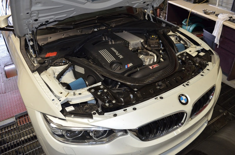 Injen 2015 M3/M4 3.0L Twin Turbo Wrinkle Black Short Ram 2pc. Intake System w/ MR Technology - DTX Performance