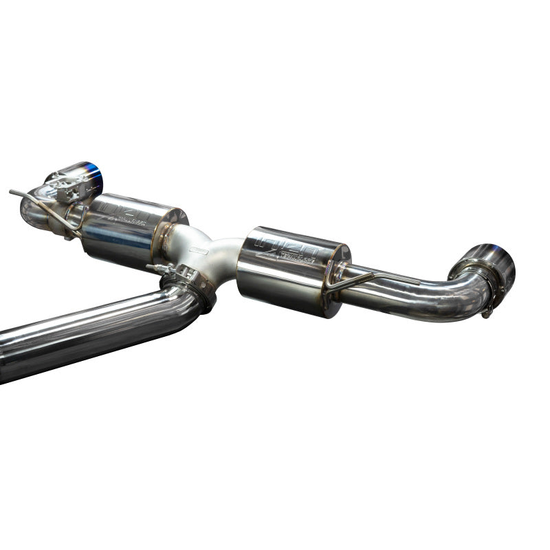 Injen 20-21 Toyota Supra 3.0L Turbo 6cyl SS Cat-Back Exhaust w/ Burnt Tips - DTX Performance