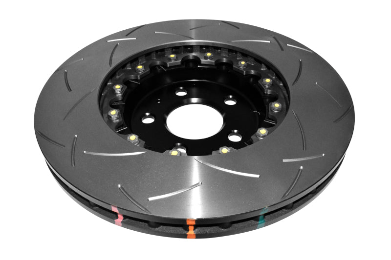 DBA 11-15 Jeep Grand Cherokee Exc. SRT8 Front T3 5000 Series Slotted Rotor w/ Black Hat 350mm - DTX Performance