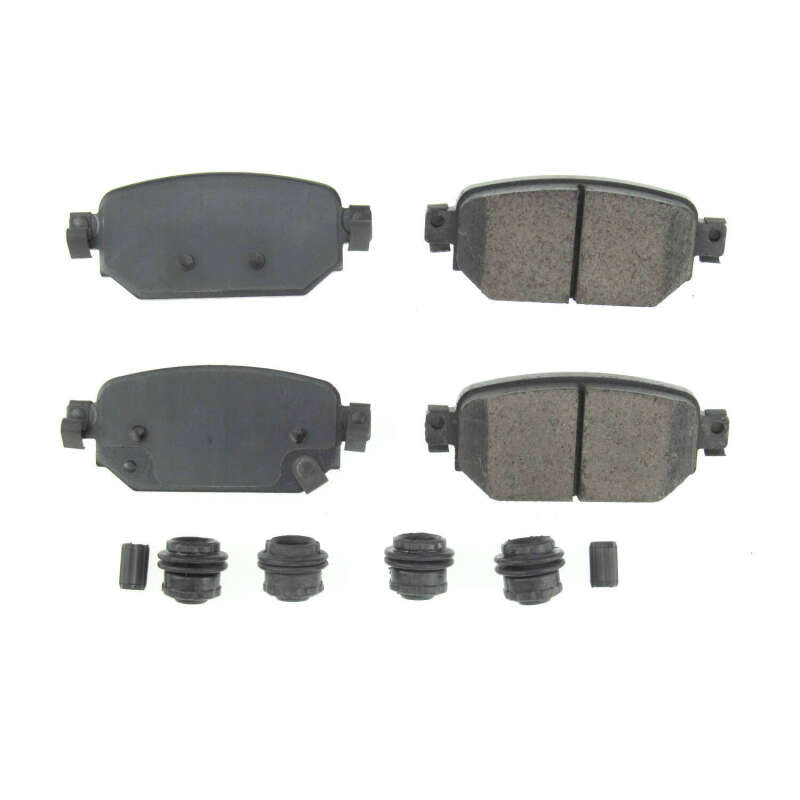 Power Stop 17-18 Mazda 3 Rear Z17 Evolution Ceramic Brake Pads w/Hardware - DTX Performance